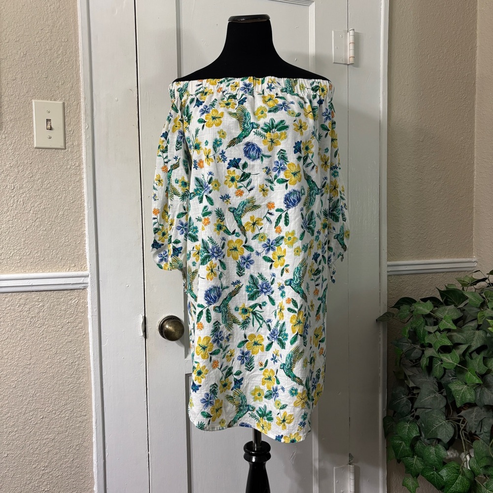 Old Navy Cotton Off The Shoulder Dress